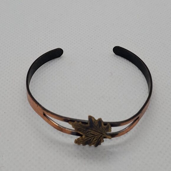 Copper Leaf Bracelet  - Picture 1 of 3